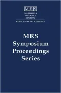 Amorphous and Microyspalline Silicon Technology 1998 Symposium Held April 14-17, 1998, San F...