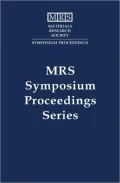 Plasma Deposition and Treatment of Polymers: Symposium Held November 30-December 2, 1998, Boston, Massachusetts, U.S.A