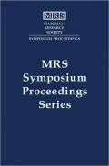Amorphous and Heterogeneous Silicon-Based Films--2002: Symposium Held April 2-5, 2002, San Francisco, California, U.S.A.
