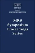 Solid-State Chemistry of Inorganic Materials IV: Symposium Held December 2-6, 2002, Boston, Massachusetts, U.S.A.
