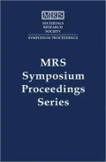 Amorphous and Nanocrystalline Silicon Science and Technology--2004: Symposium Held April 13-...