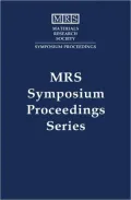 Advanced Electronic Packaging: Symposium Held November 27-30, 2006, Boston, Massachusetts, U.S.A.