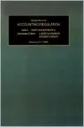 Research In Accounting Regulation Vol 8 1994