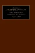 Advances in Management Accounting 1994