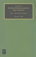 Advances in International Banking & Finance