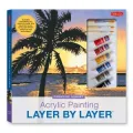 Acrylic Painting Layer by Layer: Paradise Sunset