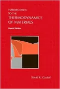 Introduction to the Thermodynamics of Materials