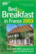 Bed and Breakfast in France 2003