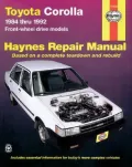 Toyota Corolla FWD, 1984-1992