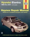 Book cover of Haynes Hyundai Elantra 1996 Thru 2001