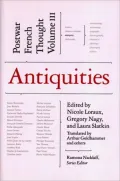 Antiquities Vol. 3 : Postwar French Thought