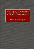 Managing for Results in State Government