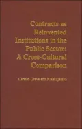 Contracts as Reinvented Institutions in the Public Sector: A Cross-Cultural Comparison