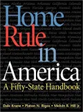 Home Rule In America: A Fifty-State Handbook