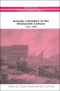 German Literature of the Nineteenth Century, 1832-1899, Vol. 9