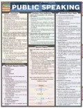 Public Speaking Laminate Reference Chart