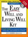 Easy Will and Living Will Kit with CD
