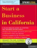 Start a Business in California, + CD-ROM