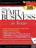 Start A Business In Texas, 5e