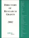 Directory of Research Grants 2002