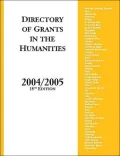Directory of Grants in the Humanities, 2004/2005: Eighteenth Edition