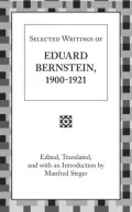 Selected Writings of Eduard Bernstein 1900-1921