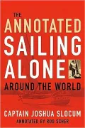 Book cover of Annotated Sailing Alone Around the World