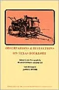 Observations and Reflections on Texas Folklore