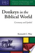 Book cover of Donkeys in the Biblical World