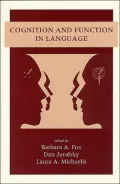 Cognition and Function in Language