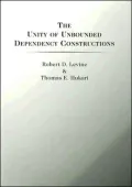 The Unity of Unbounded Dependency Constructions