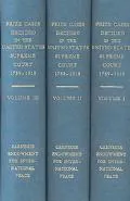 Prize Cases Decided in the United States Supreme Court 1789-1918 Including Also Cases on the...