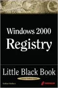 Windows 2000 Server Registry : Little Black Bk.
