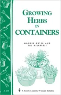 Growing Herbs in Containers