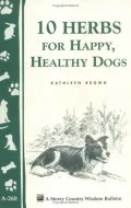 Book cover of 10 Herbs for Happy, Healthy Dogs