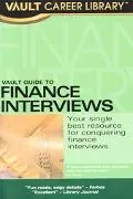 Vault Guide to Finance Interviews