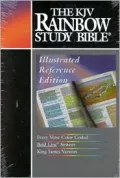 KJV Rainbow Study Bible Illustrated Reference Edition, Every Verse Color-Coded, Bold Line Sy...