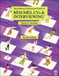 The Pharmacy Professional's Guide to Résumés, CVs, & Interviewing, 2nd Edition with CD-ROM