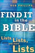 Find It in the Bible: Lists, Lists, and More Lists