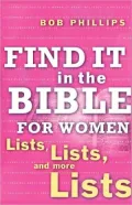 Find It in the Bible for Women: Lists, Lists, and More Lists