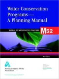 Water Conservation Programs - A Planning Manual