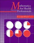 Mathematics for Health Professionals