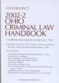 Anderson's 2002-2 Ohio Criminal Law Handbook For Offences Committed on or After July 1, 1996