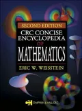 CRC Concise Encyclopedia of Mathematics
