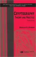 Cryptography: Theory and Practice