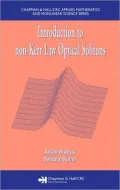 Introduction to non-Kerr Law Optical Solitions