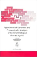 Applications of Genomics and Proteomics for Analysis of Bacterial Biological Warfare Agents, Vol. 352