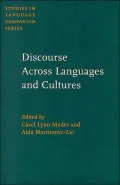 Discourse across Languages and Cultures