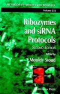 Ribozymes and SiRNA Protocols