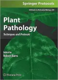 Plant Pathology: Techniques and Protocols, Vol. 508